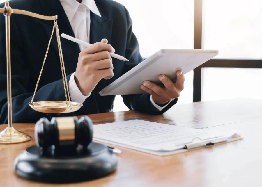 Certified translator preparing legal documents for UAE government submission